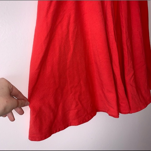 Hollister Peach Cutout Fit & Flare Mini Dress Medium Women’s - Picture 4 of 9